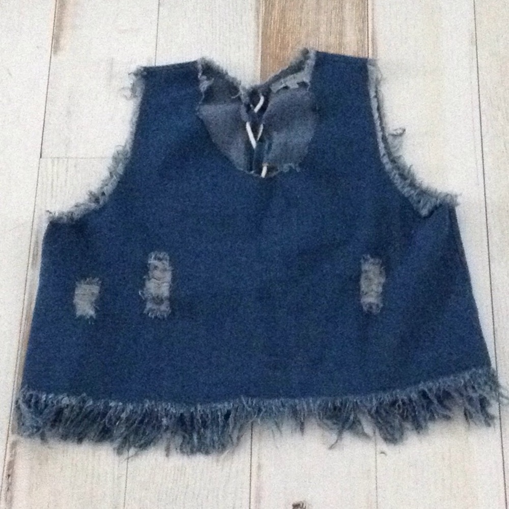 Denim tank